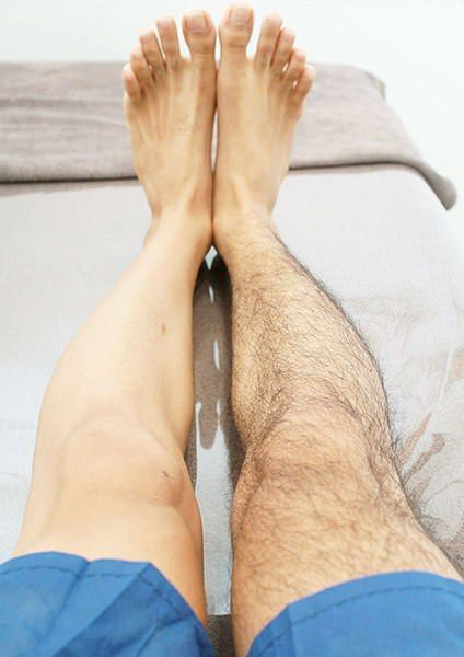 メンズ脱毛　足脱毛